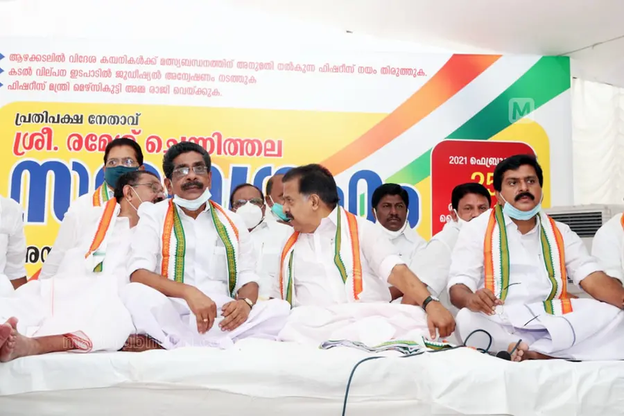 Chennithala demands judicial probe into deep-sea fishing deal by removing minister