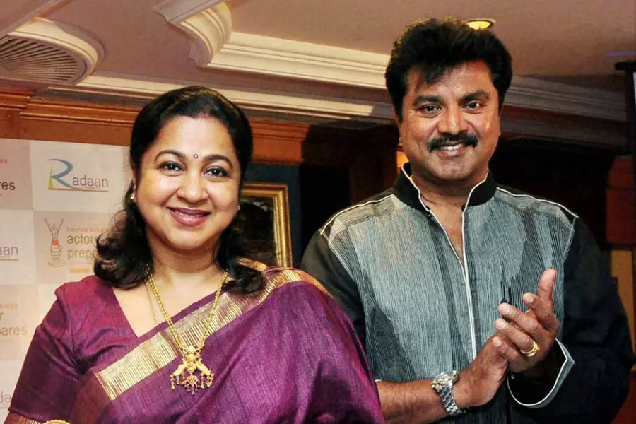 Actor couple Sarathkumar-Radhikaa sentenced to jail for bouncing cheque