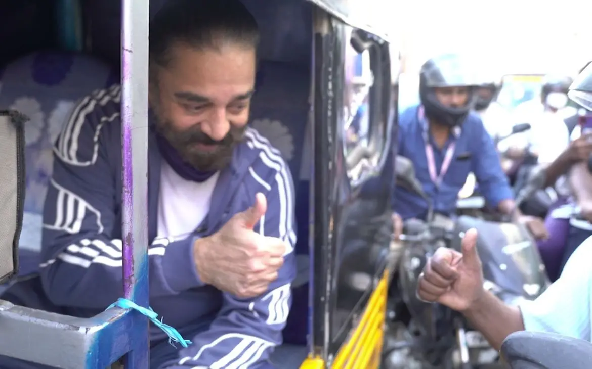 Kamal Haasan during election campaign | Photo: twitter||ikamalhaasan