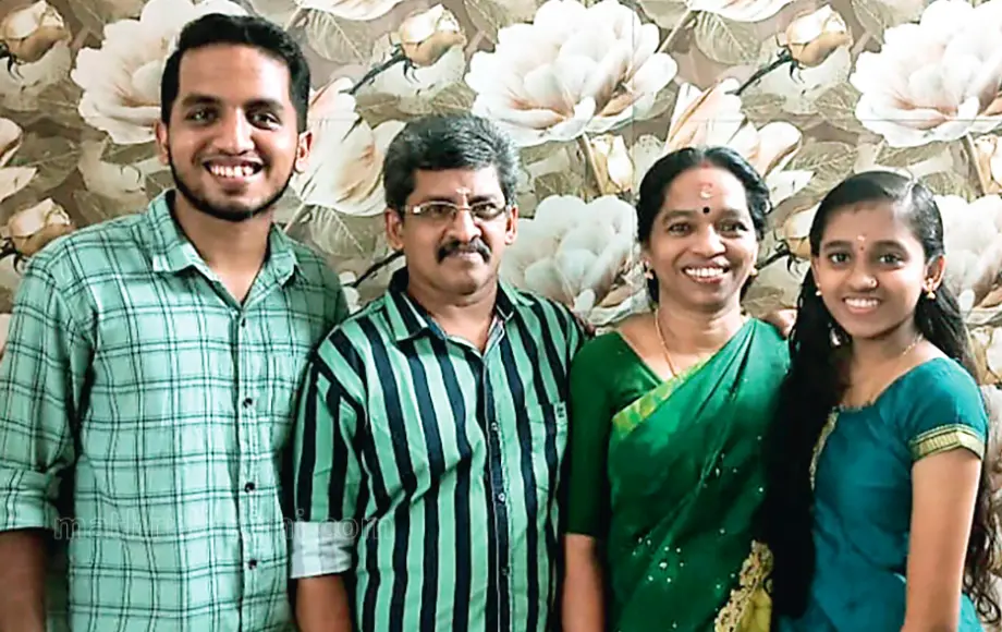 Jayashree with family