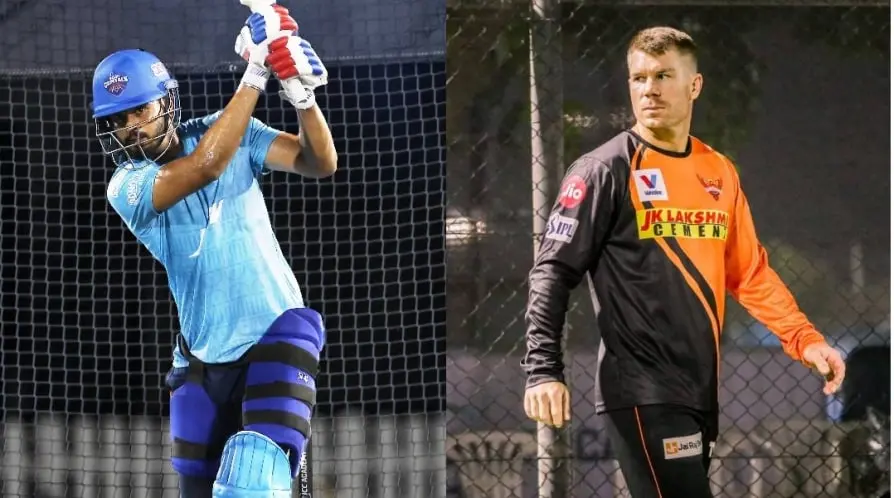 Shreyas Iyer, David Warner | Photo: https:||twitter.com|IPL