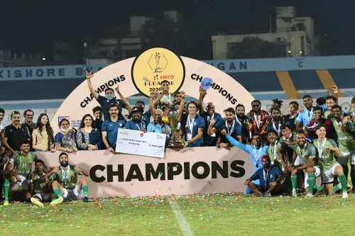 Gokulam Kerala FC after winning I-league title in 2020 (File) I Photo: Mathrubhumi