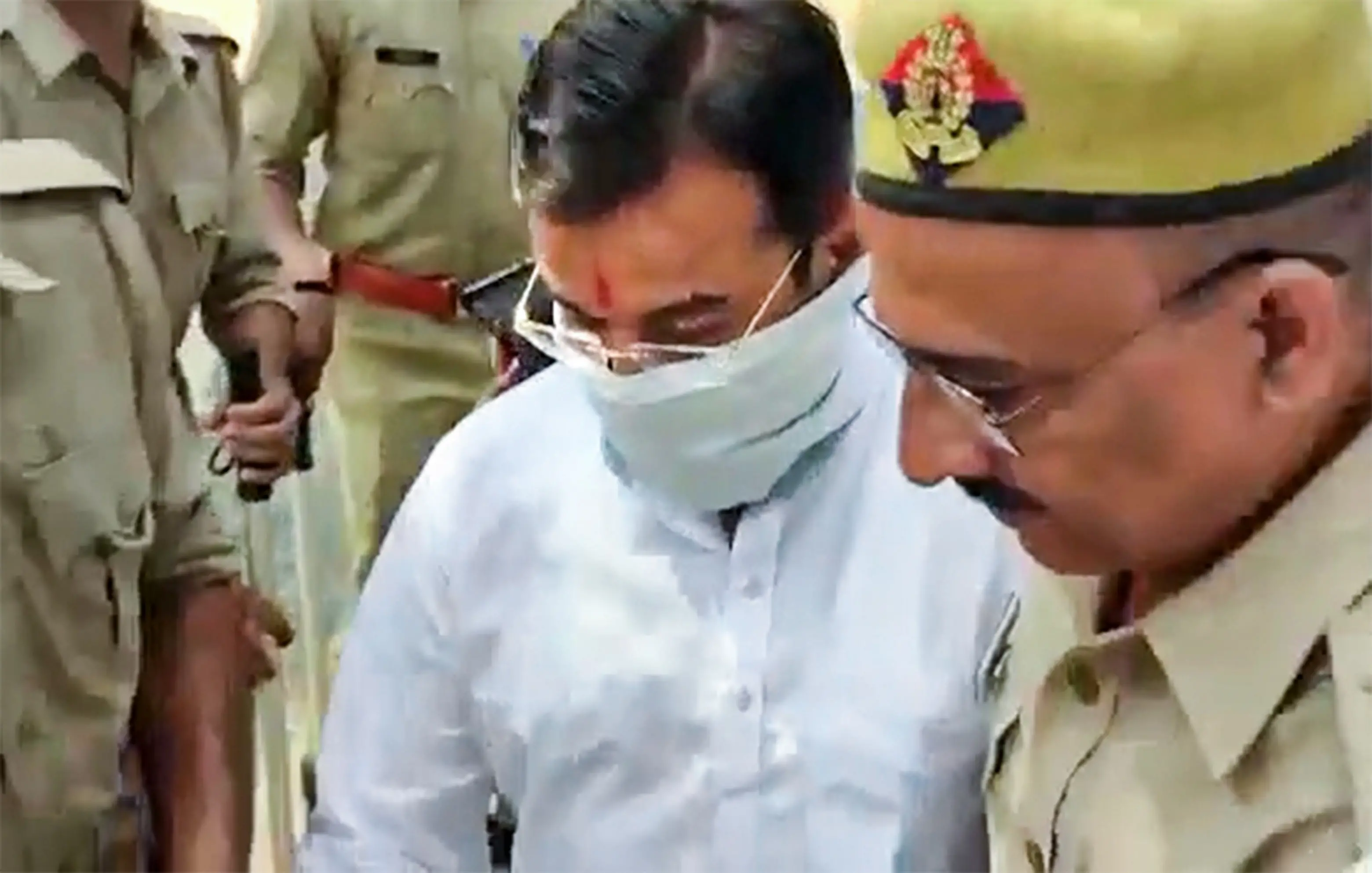 Ashish Mishra at Crime Branch office