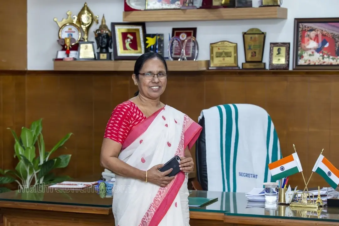 KK Shailaja| Photo: Mathrubhumi Archives