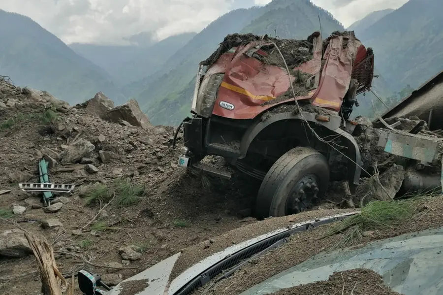 2 dead, over 40 feared buried as landslide hits Himachal's Kinnaur