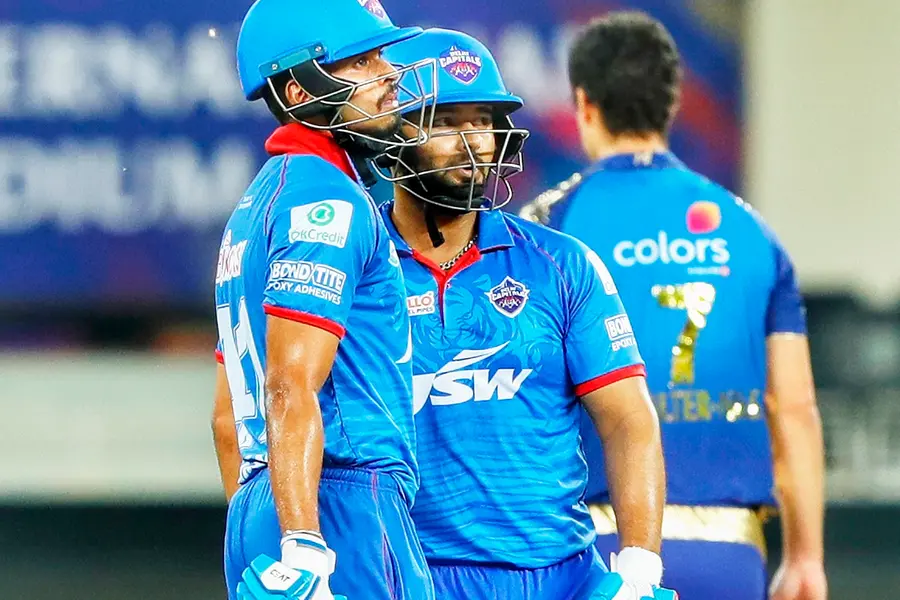 Iyer, Pant help Delhi Capitals recover after poor start; Mumbai Indians need 157 to win