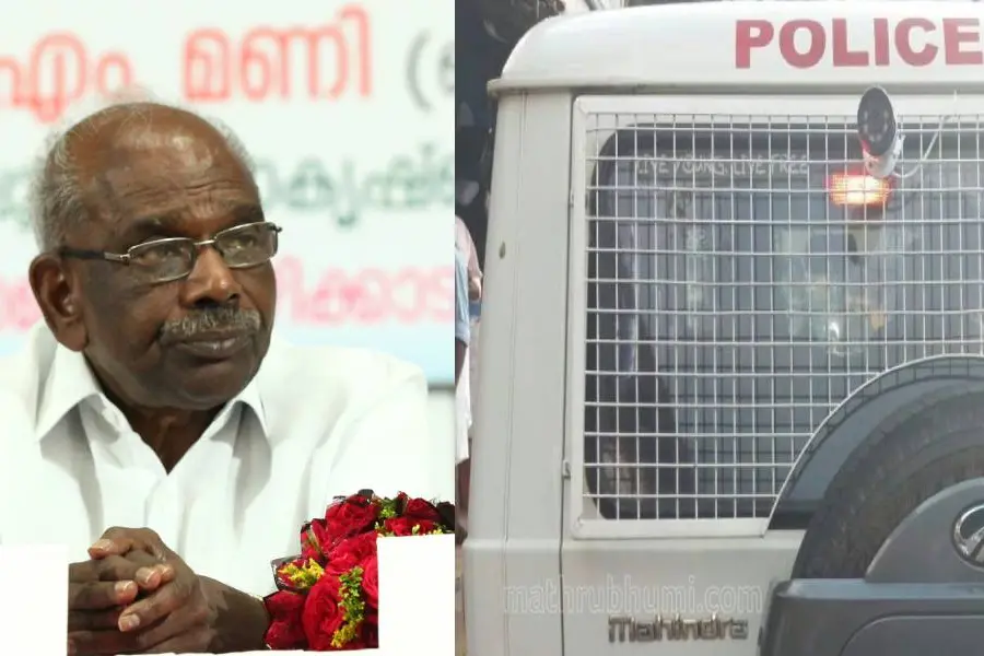ASI fails to stop his vehicle after hitting minister M. M. Mani’s car, suspended