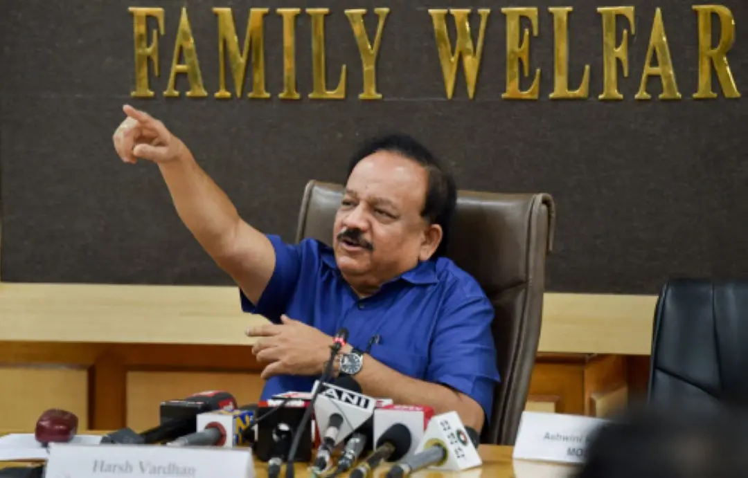 Union Minister Harsh Vardhan | Photo: PTI