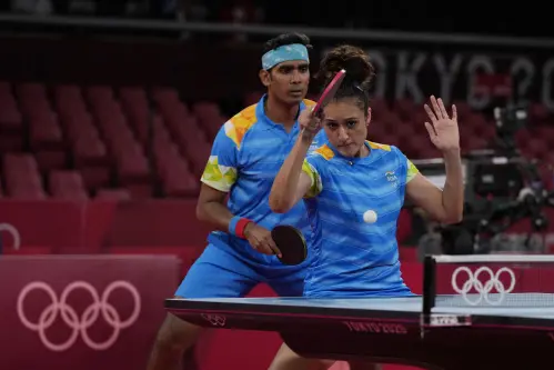 Olympics: Sharath and Manika bow out of mixed doubles event in table tennis