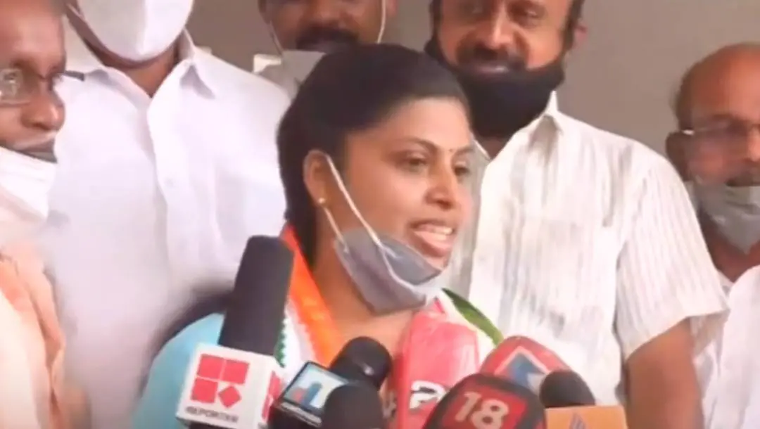 Bincy Sebastian | Screengrab|Mathrubhumi News