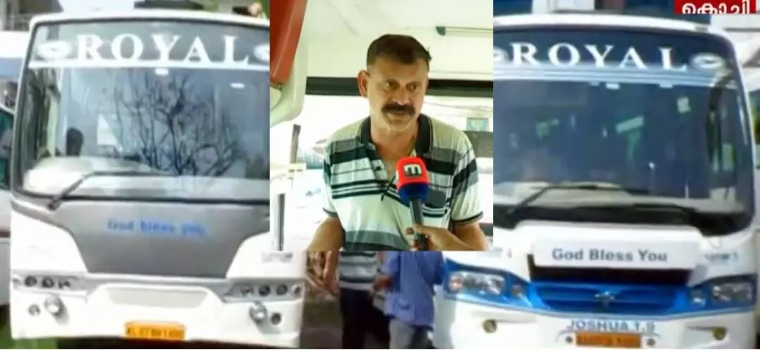 Royal Travels' buses and its owner Roy