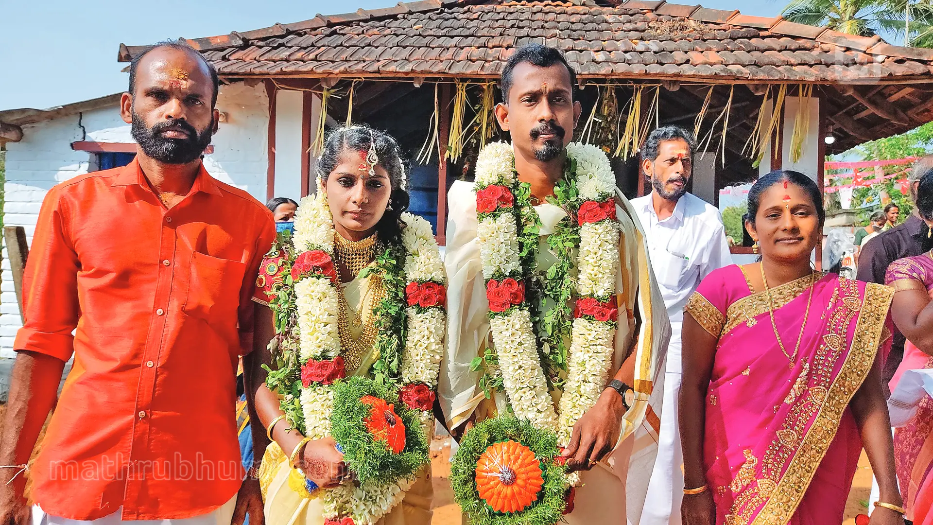 Sooryaprabha on her wedding day