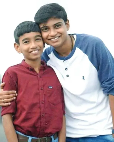 Annie Shiva with son Shivasurya