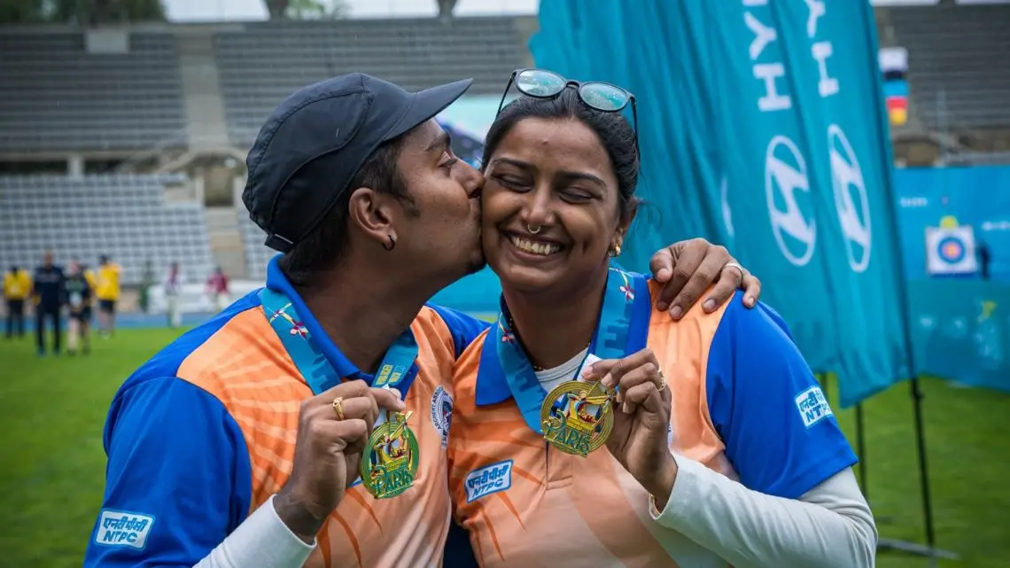 Atanu Das, Deepika Kumari | Photo: twitter.com|worldarchery