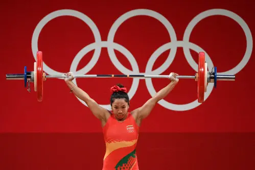 Olympics: Weightlifter Saikhom Mirabai Chanu wins silver medal for India