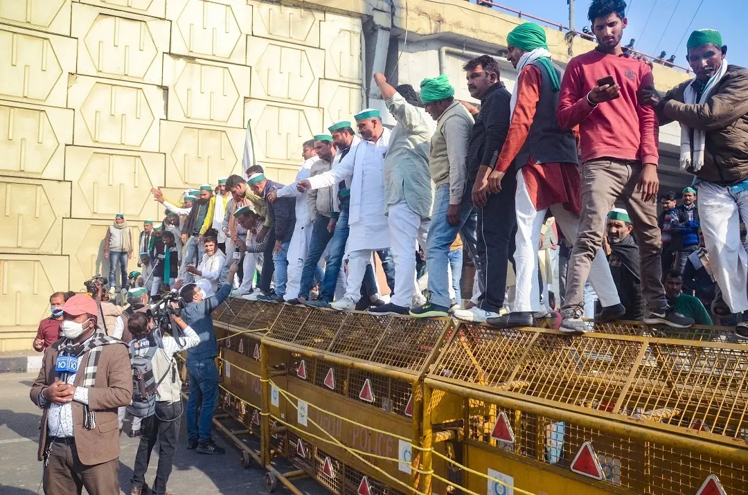 Farmers protesting at Ghazipur border in New Delhi | Photo: Arun Sharma|PTI