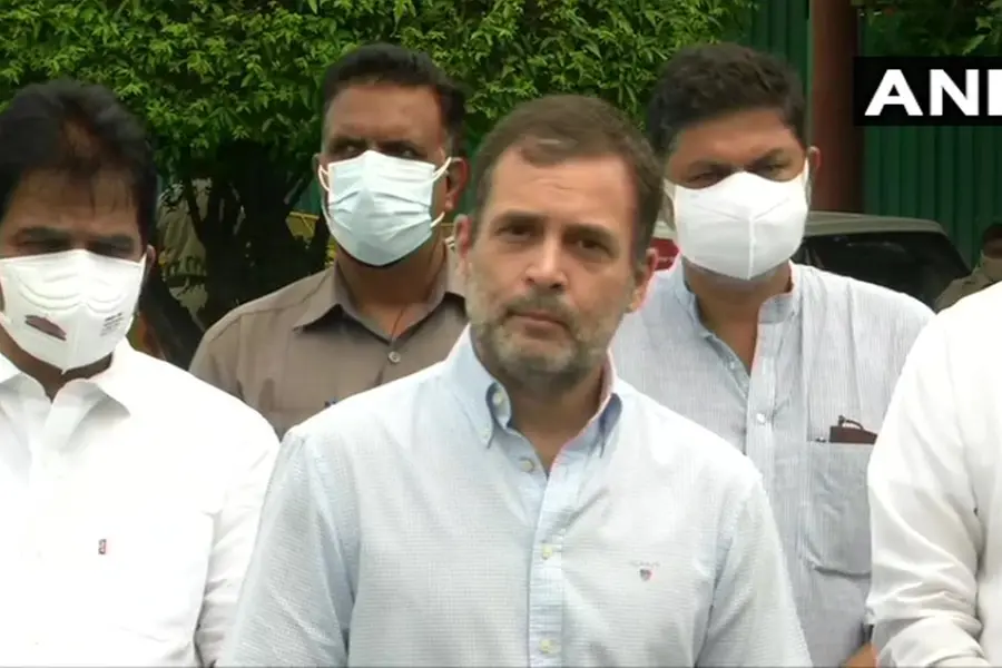 Rahul accuses PM of treason, demands SC-appointed probe into Pegasus issue