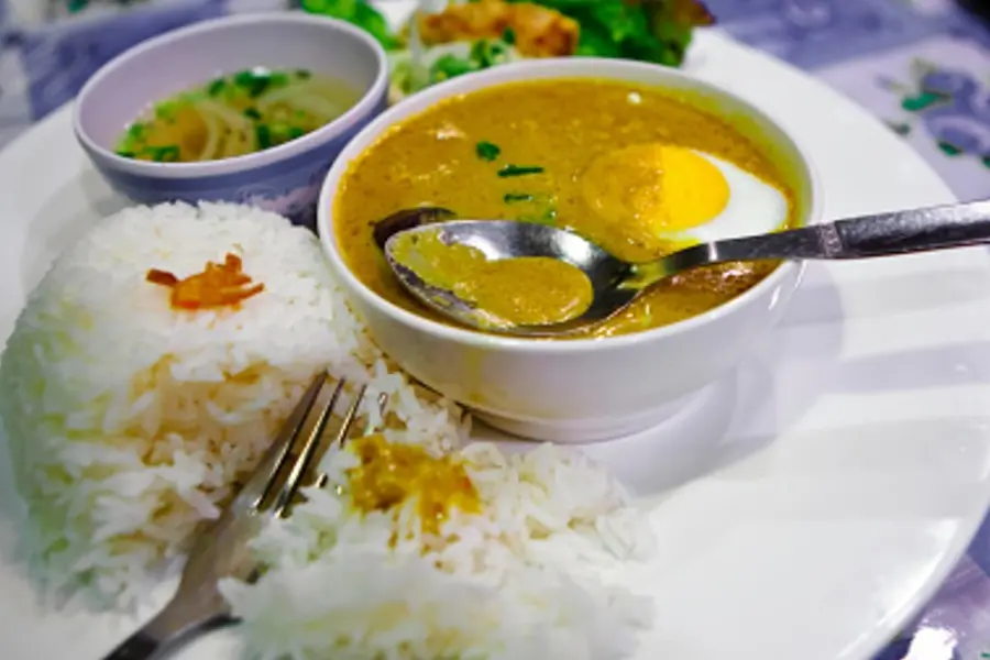 Spicy egg curry in Maharashtra style