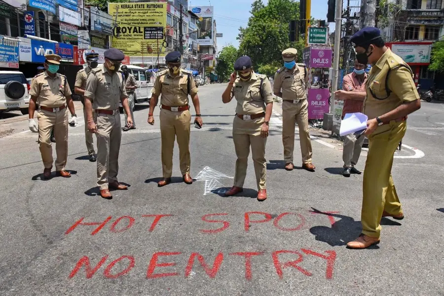 32 പുതിയ പ്രദേശങ്ങള്‍ കൂടി; സംസ്ഥാനത്ത് ആകെ 607 ഹോട്ട്‌സ്‌പോട്ടുകള്‍