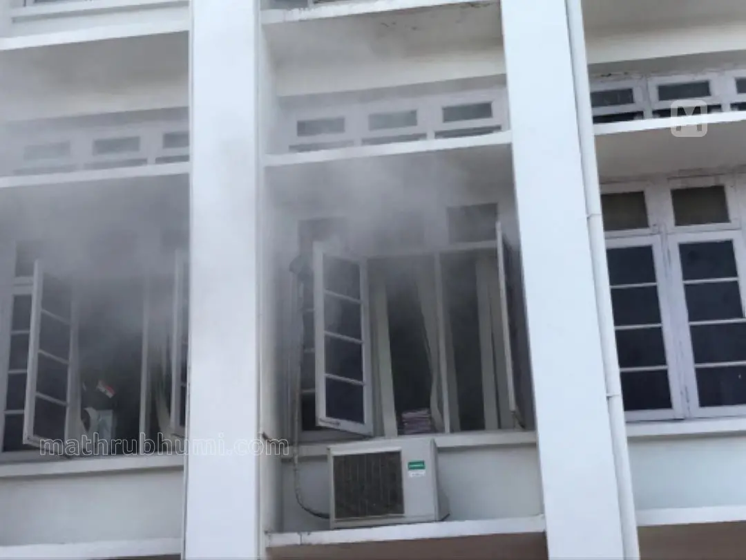 Fire in secretariat | Photo: Mathrubhumi archives