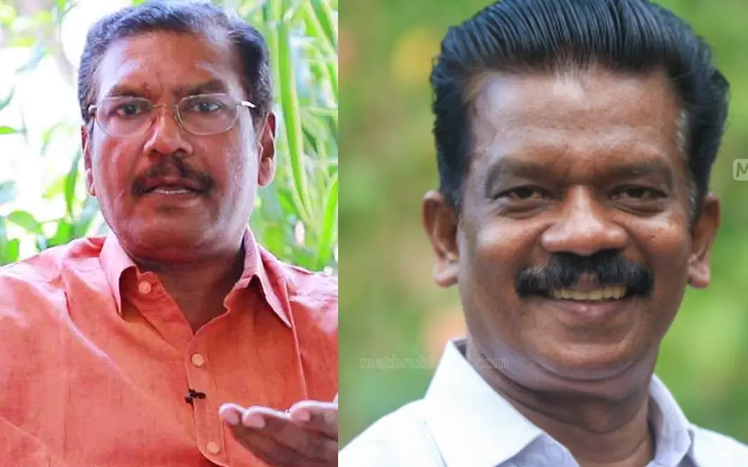 എ.സമ്പത്ത്, മന്ത്രി.രാധാകൃഷ്ണന്‍ |ഫോട്ടോ:മാതൃഭൂമി