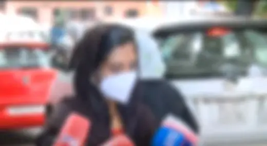 Woman who was wrongly accused in Kadakkavoor POCSO case addressing the media | Screengrab: Mathrubhumi News