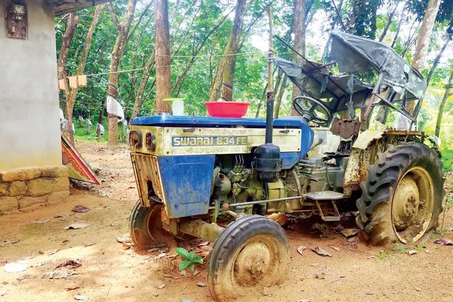 Agri dept turns blind eye; tractor abandoned years ago rusts, creates trouble for nearby household