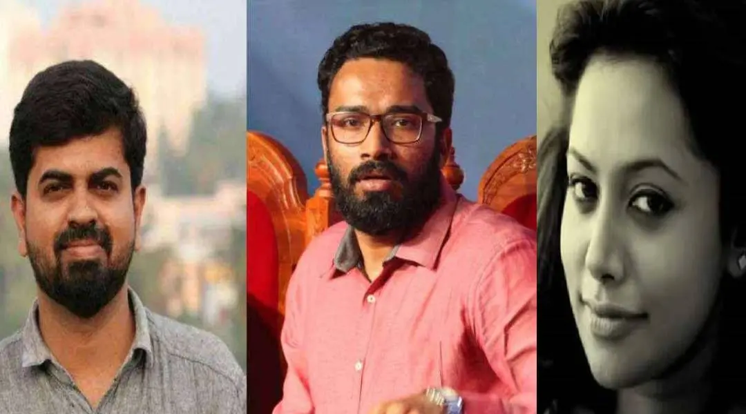 KM Basheer, Sriram Venkitaraman, Wafa Firoz | Photo: Mathrubhumi