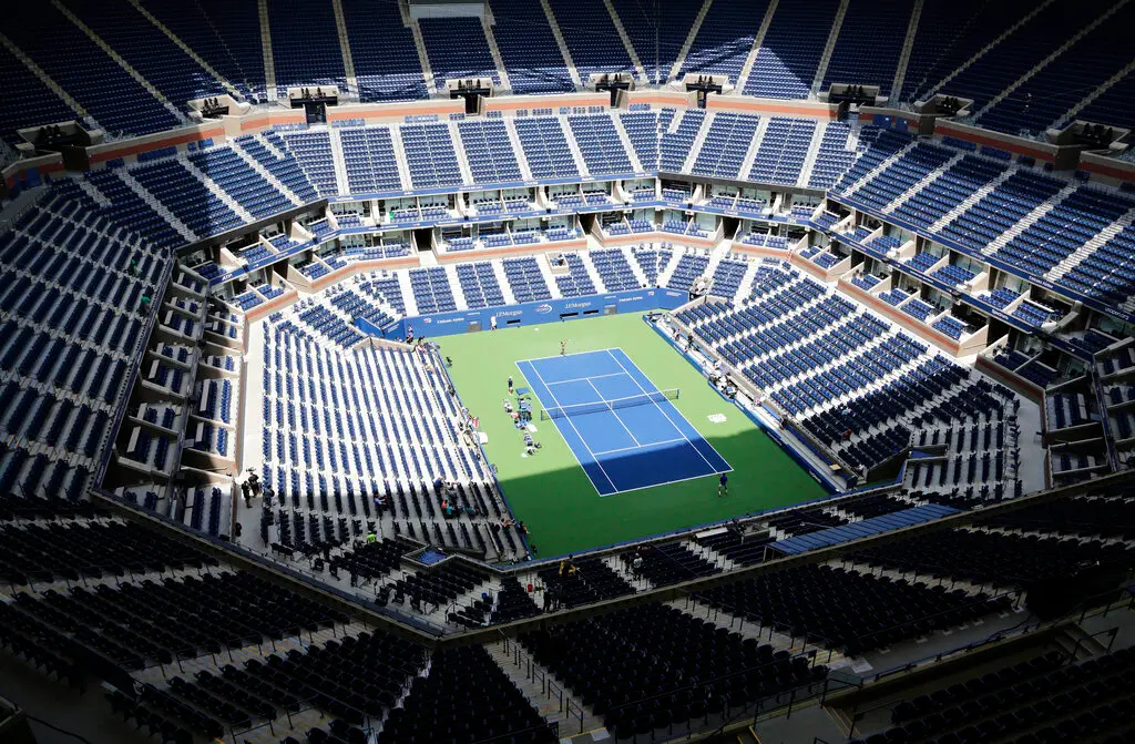 Tennis stadium (AP photo)