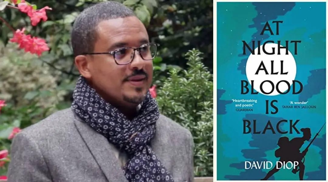 David Diop (left), Cover of the award-winning novel (right) | Photo: twitter.com|DDiop