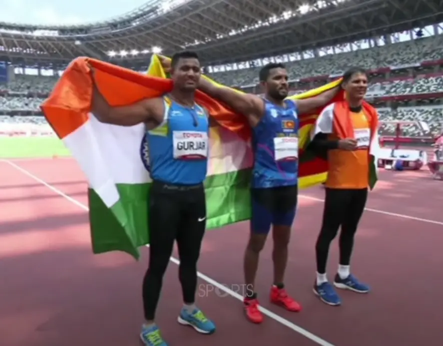 Devendra Jhajharia, Sundar Singh Gurjar | Photo: Twitter| DD News
