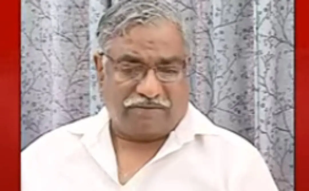 S Vijayan | Photo: Screengrab|Mathrubhumi News