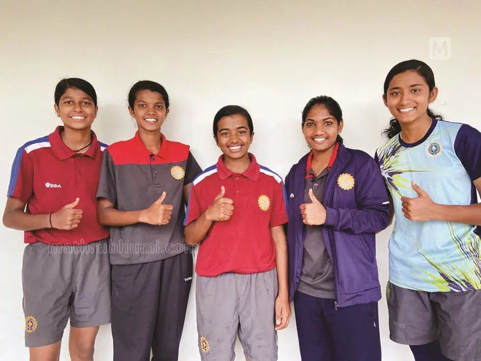 Players selected from Wayanad for the U-19 state cricket team | Photo: Mathrubhumi