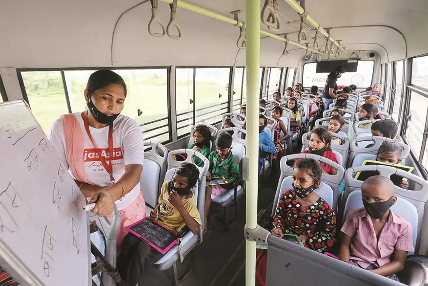 Ticket to better future: Kerala man’s 'Hope Buses' for educating slum children in Delhi