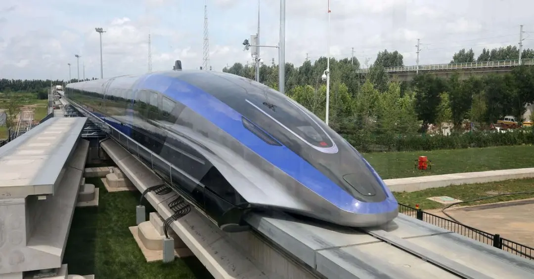 Maglev train | Photo: twitter.com|Reuters