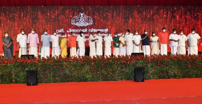 Ministers of Pinarayi Vijayan-led cabinet 2.0 (file pic)