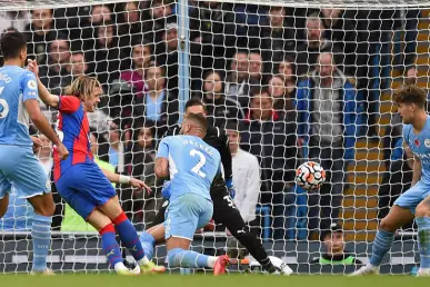 EPL: Man City's 10 men lose 2-0 to Crystal Palace