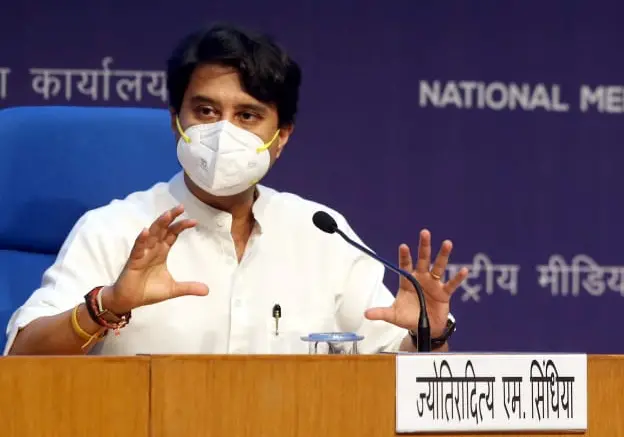 Civil Aviation Minister Jyotiraditya Scindia