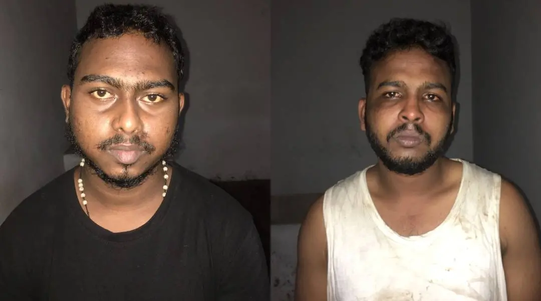 പിടിയിലായ നിശാന്ത്, റോക്കി റോയി