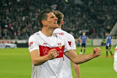 Mario Gomez hangs up boots after helping Stuttgart secure promotion