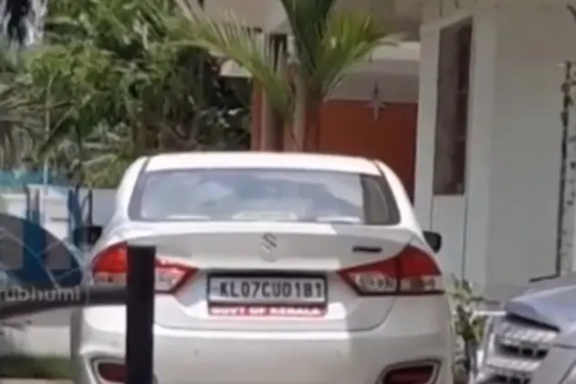 Arun Balachandran used govt board on private vehicle