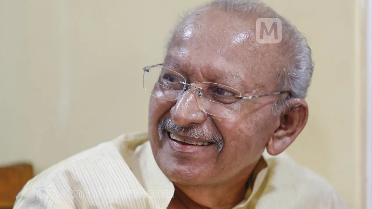 Cartoonist Yesudasan. | Photo: Mathrubhumi|Manish Chemanchery