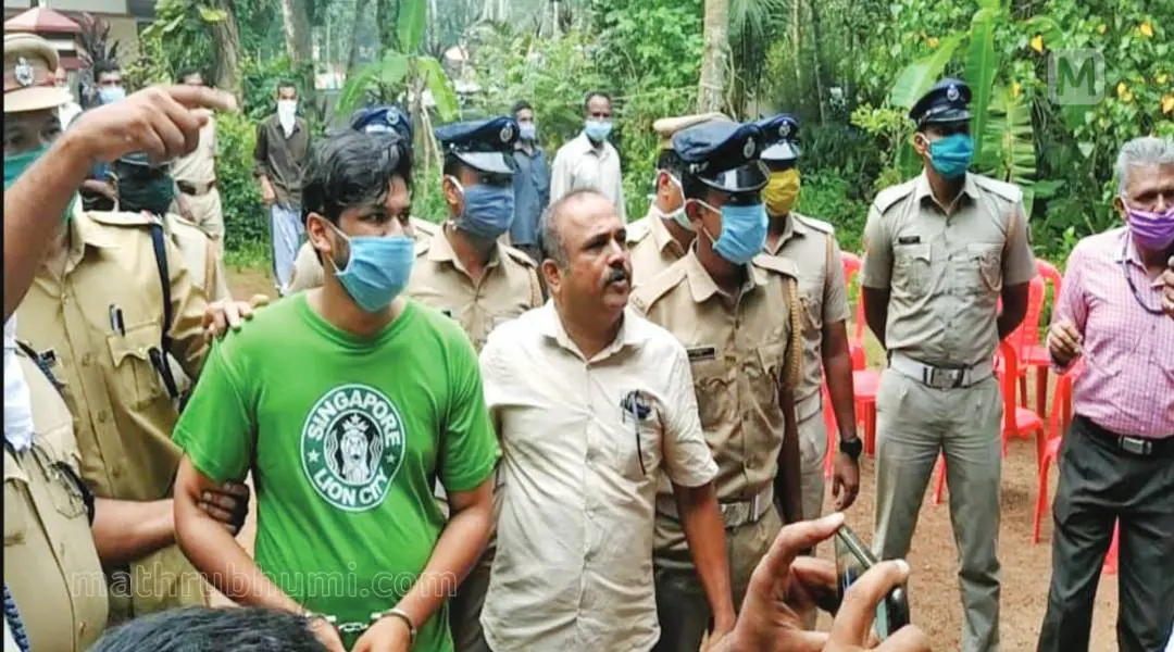 Suraj during evidence collection