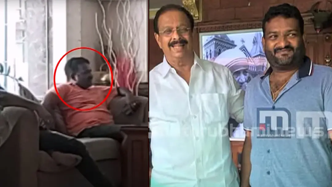 K Sudhakaran, Abin
