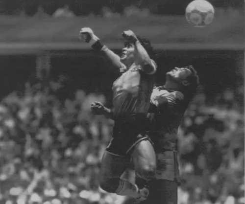 'Hand of God' goal  |  AP File