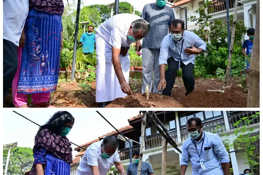 Pinarayi Vijayan turns farmer along with family on World Earth Day
