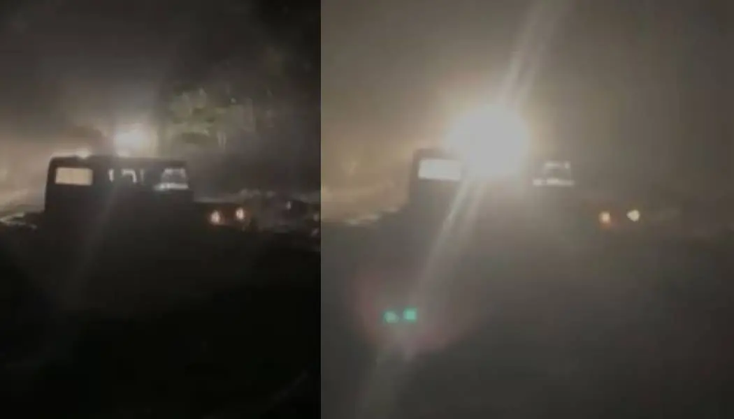 Visuals of the incident