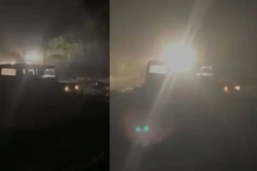 Jeep with tourists swept away by flash floods in Thenmala; Locals come to rescue
