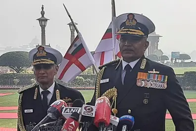 Admiral R Hari Kumar takes charge as new chief of naval staff, receives guard of honour