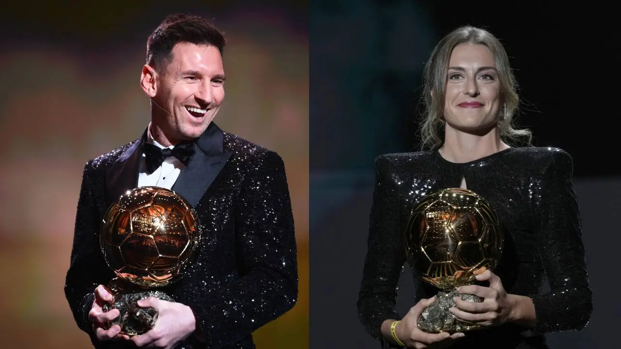 Lionel Messi and Alexia Putellas receive Ballon d'Or | AFP Photos